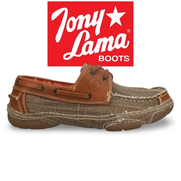 Tony Lama Shoes - 🆕 NEW - Tony Lama Blum Lace Up Womens Brown Flats Casual RR3028L